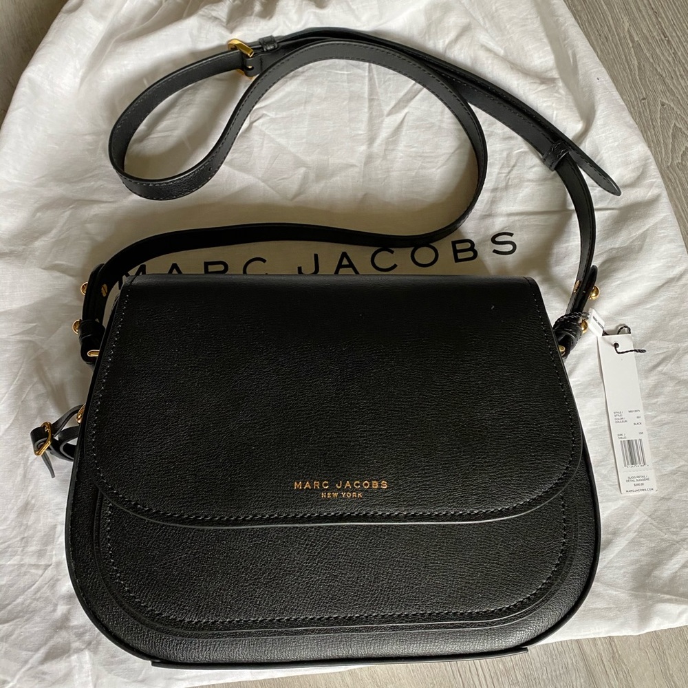 RESELL - Marc Jacobs Rider Crossbody - black leather